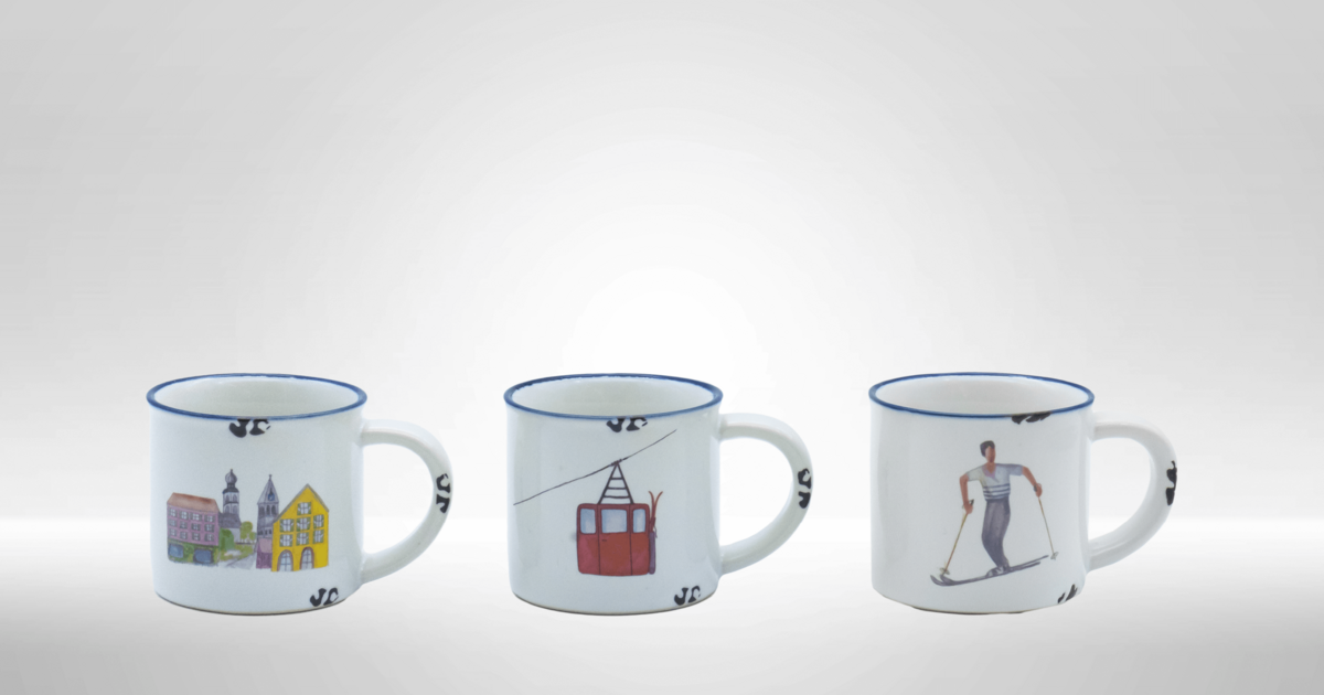 Kitzbühel Tourisme lance des tasses à expresso peintes à la main