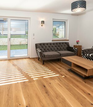 Wohnzimmer Ferienhaus Reiter