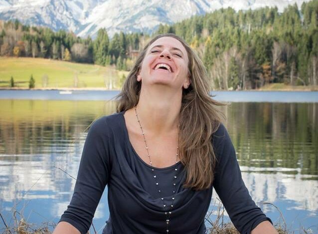 Martina beim Entspannen