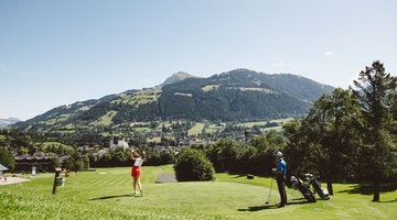 Golfer am Golplatz Red Bull Golf am Rasmushof
