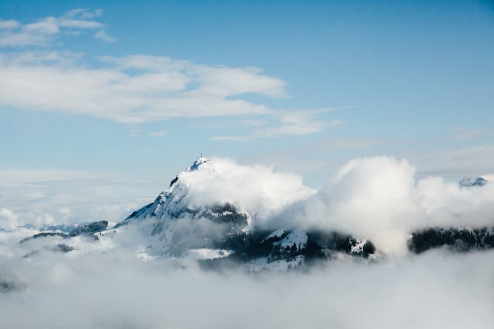 Wolken am Kitzbüheler Horn