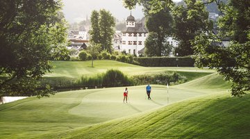Golfer am Golfplatz Kitzbühel Kaps