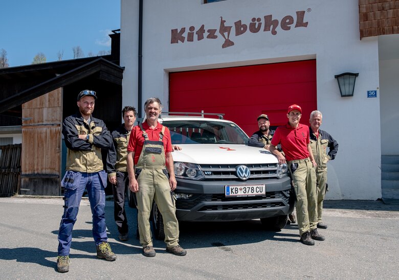 Team des Bauhofes von Kitzbühel Tourismus Team des Bauhofes von Kitzbühel Tourismus