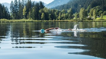 Woman swimming