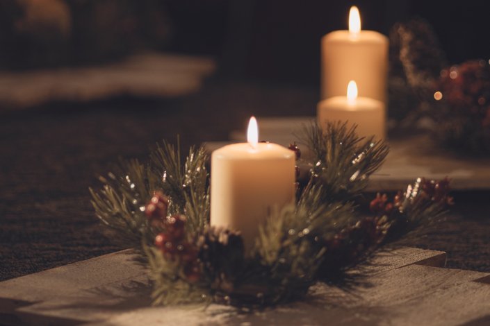 Krenz Kerzen zu Advent