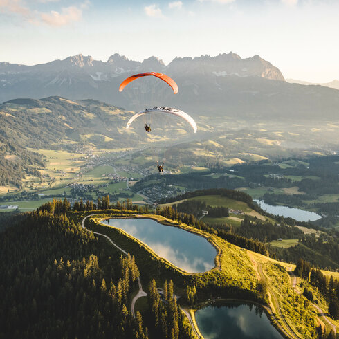 Paragliding in Kitzbühel Hahnenkamm