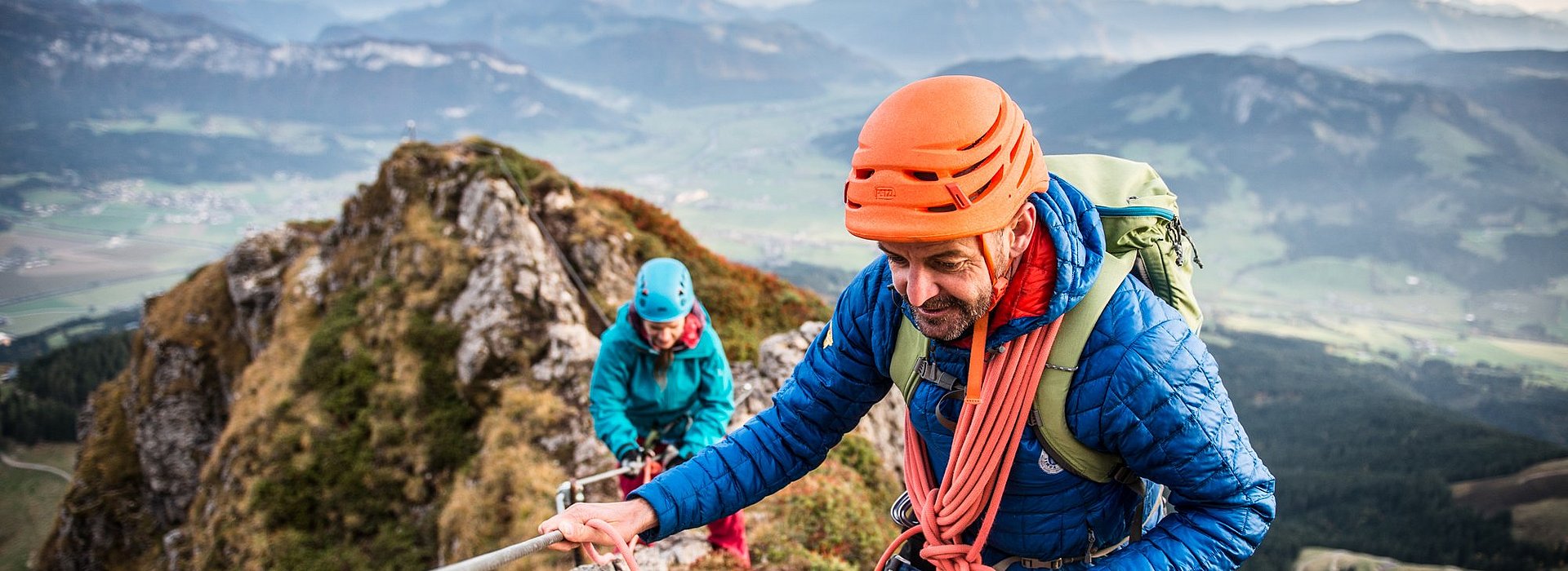 Climbing at Kitzbüheler Horn