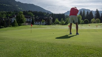 Golfspieler in der Sonne