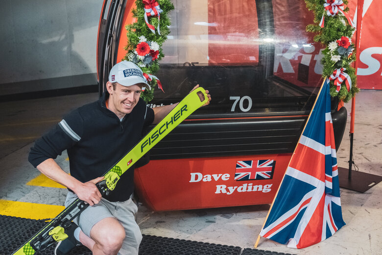 Dave Ryding Gondelübergabe Dave Ryding Gondelübergabe