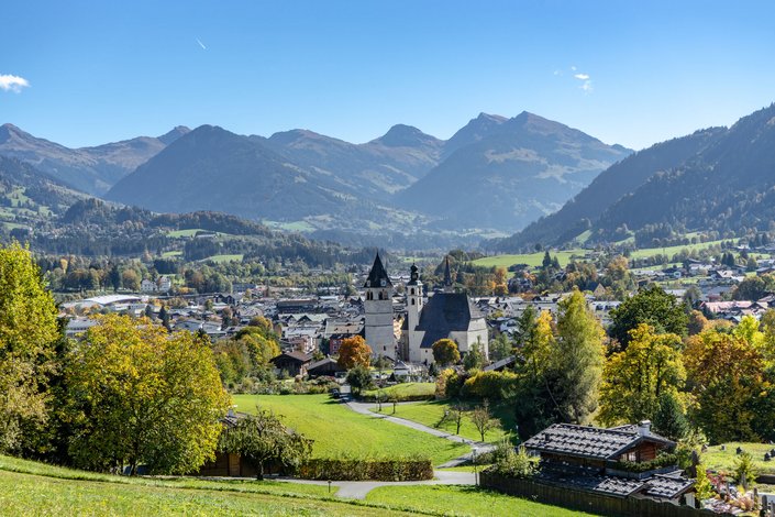 Village view of Kitzbühel