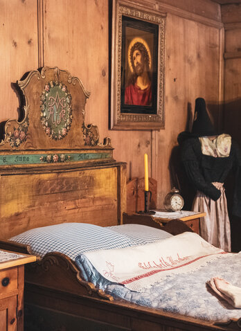 Bedroom at the Kitzbühel Farmhouse Museum