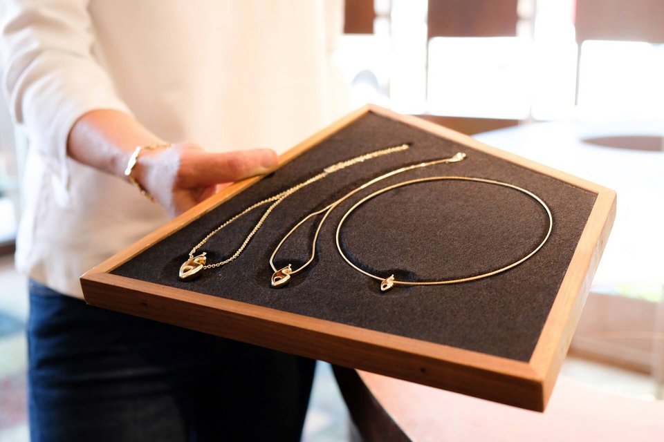 verschiedene Halsketten