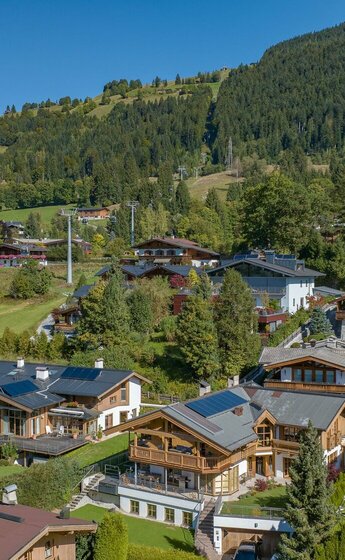 Chalet Kitzbühelblick mit Hornbahn