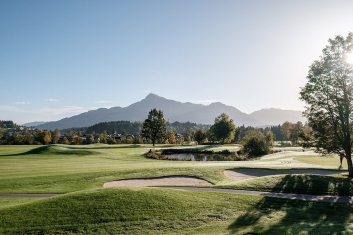 Landschaft des Golfplatz Kitzbühel-Schwarzsee-Reith
