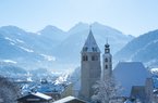 Innenstadt Kitzbühel im Winter 