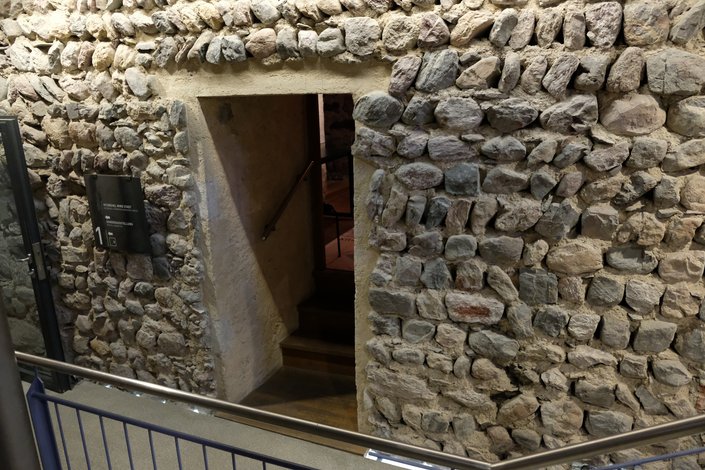 Stairs in the museum
