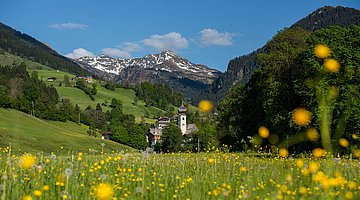 Landscape of Aurach by Kitzbühel 