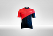 Cycling jersey black / red