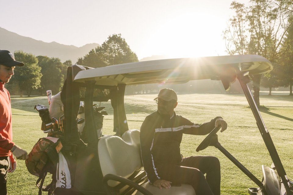 Golfer am Golfplatz Kitzbühel-Schwarzsee-Reith