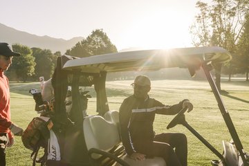 Golfer am Golfplatz Kitzbühel-Schwarzsee-Reith