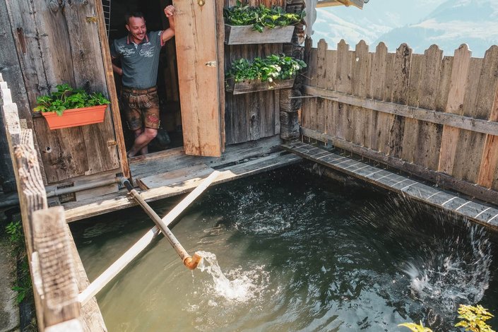 Fischteich der Bruggeralm