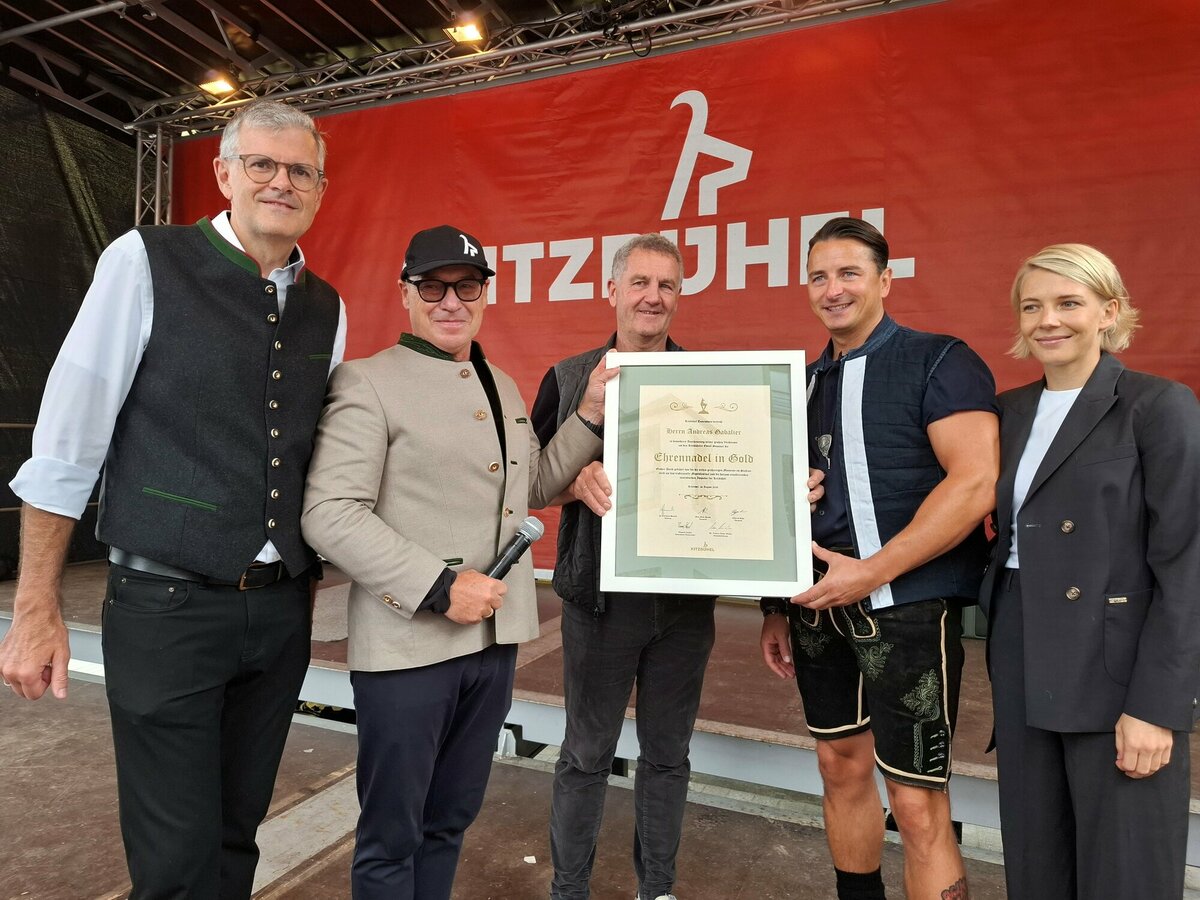Andreas Gabalier reçoit la Gams d'Or de Kitzbühel Tourisme
