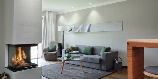 Deluxe Suite 106 Wohnzimmer (Mittel)
