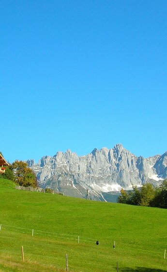 Reichwand mit Wildem Kaiser im Hintergrund