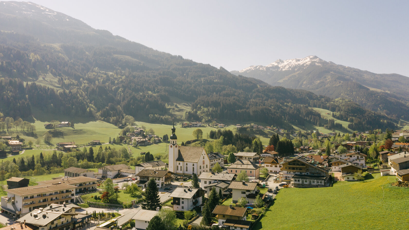 Blick auf den Urlaubsort Jochberg