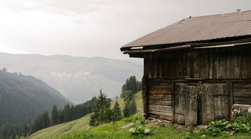 Wooden hut