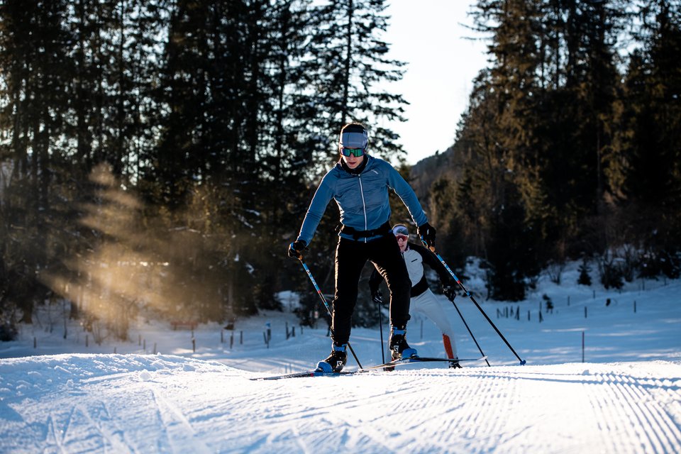 Langläufer Schwarzsee