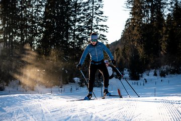 Langläufer Schwarzsee