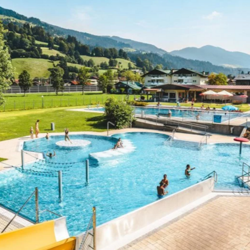 The children's pool at the Brixen im Thale swimming pool