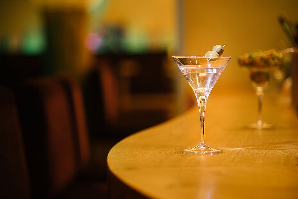 Martini mit Oliven