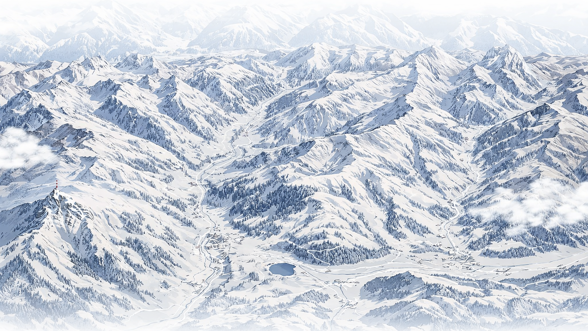 Kitzbühel Winter Map – Ski Resort