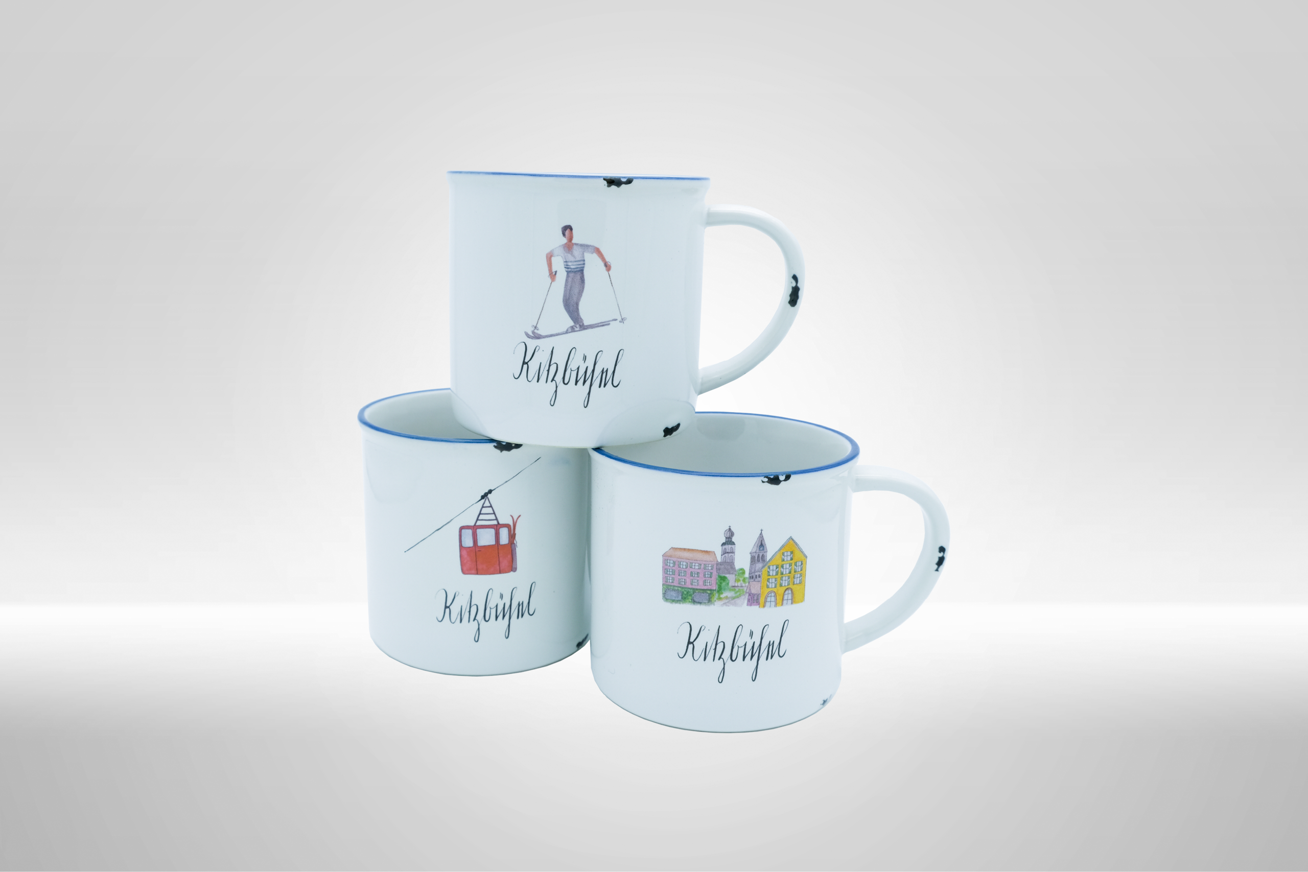 Handgemalte Kitzbüheler Tasse | KitzShop | Official Kitzbühel Store