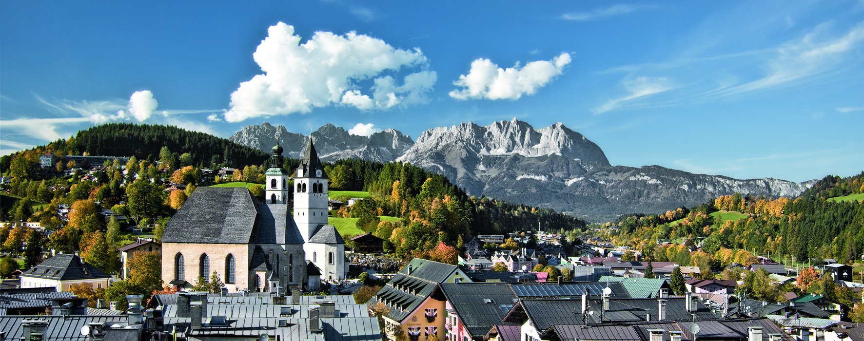 [Translate to EN:] Traumaufnahme von Kitzbühel 