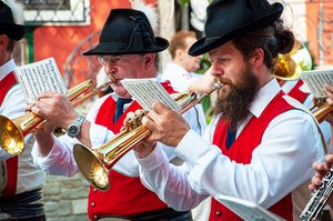 Die Musiker der Stadtmusik spielen nicht nur traditionelle Märsche © alpinguin