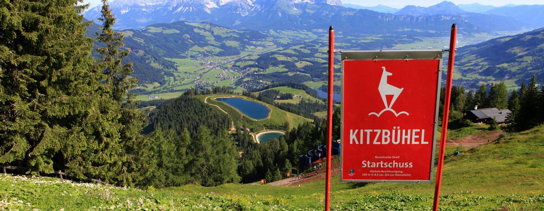 Blick von der Mausefalle auf die atemberaubende Bergwelt 